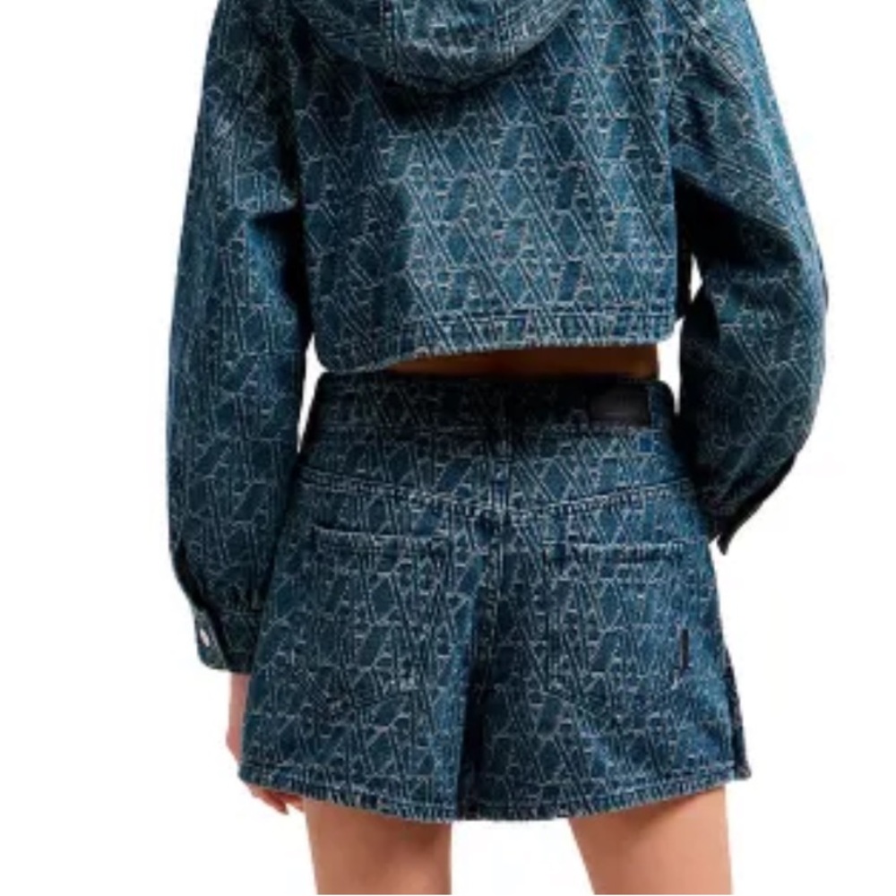 A/X Armani Exchange Blue Denim Skirt - Picture 2 of 4